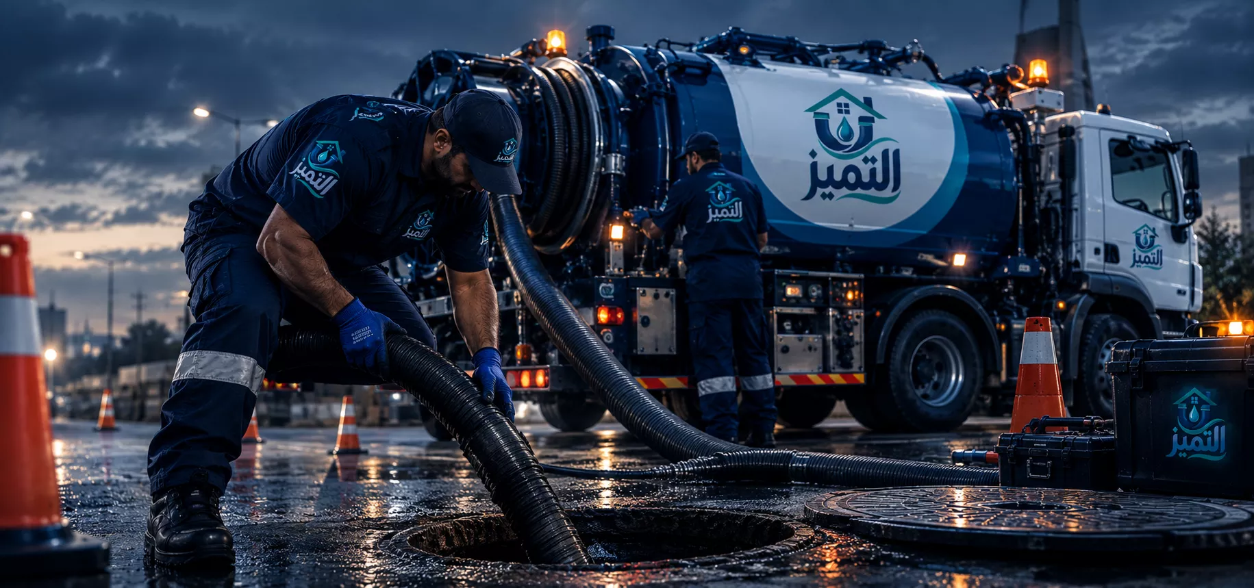 شركة التميز لتسليك المجاري وشفط البيارات